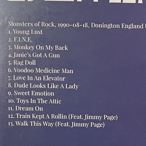 Aero-Zeppelin Live 2 LP Gold Vinyl Aerosmith Led Zeppelin New Import Jimmy Page - Picture 4 of 6